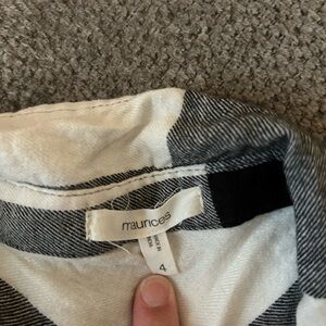 Size 4 Maurice’s Buffalo plaid tunic flannel